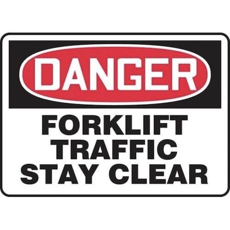 Accuform OSHA DANGER Safety Sign FORKLIFT MVHR013XT MVHR013XT